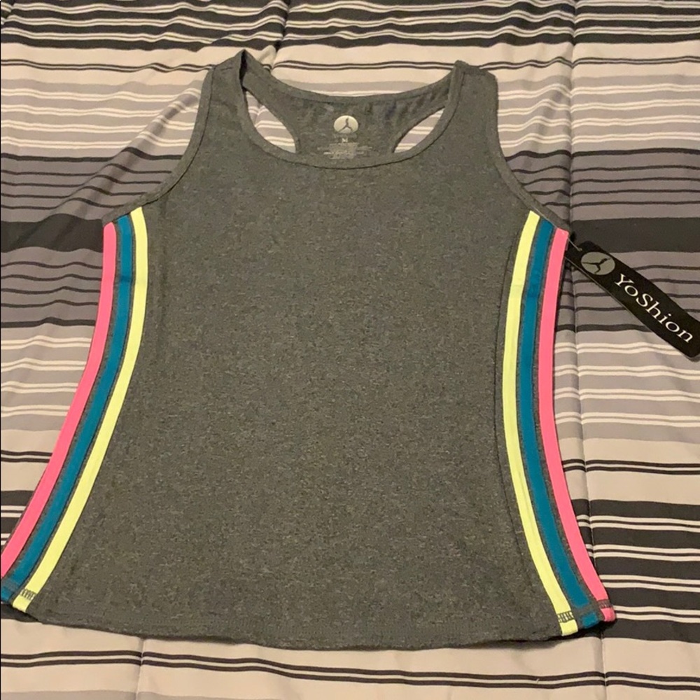 YoShion T-back Active Wear Tank Top